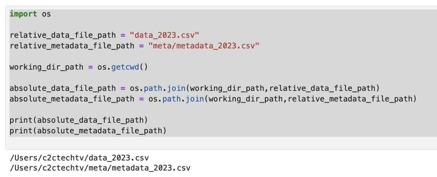 How to get to Relative Path Files in Python